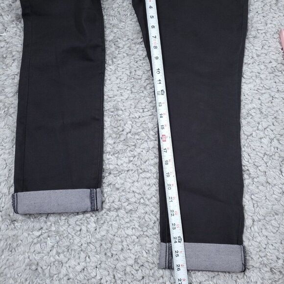 NYDJ Legging Rolled Skinny Jeans Gray Lift Tuck Stretch Size 12 Slimming - Picture 9 of 13